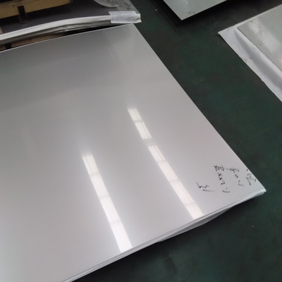 SS316L 2b tôle d'acier inoxydable ASTM AISI 316L 1,5*2000*6000mm Matte finie avec film PVC
