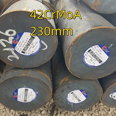 Acier forgé 42CrMoA OD 14" 360MM Tirant à épingles Main Steel Round Rod Surface Machiné broyé