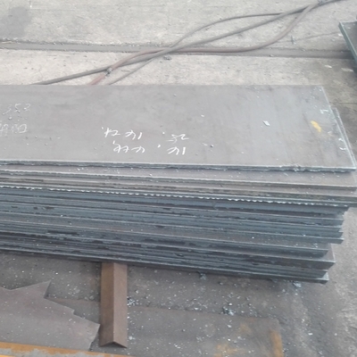Q345B Plaque d'acier au carbone à faible alliage laminée à chaud S355JR 100*2500MM Plaque d'acier laminée à chaud