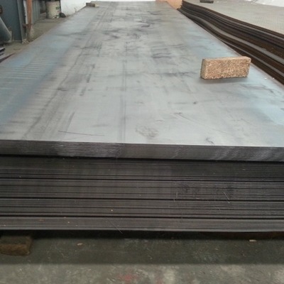 Plaque d'acier au carbone Q235B Q345B Plaque d'acier laminée à chaud, coupée en carré