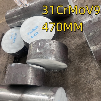 250 mm 470 mm de diamètre EN 10085 31crmov9 DIN 17211 Barres rondes de forgeage en acier allié