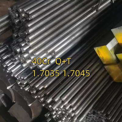 40Cr 1.7035 Q+T 25mm Dia 2500mm Longueur Barre ronde tirée à froid Surface brillante H9 Tolérance HRC 28-32