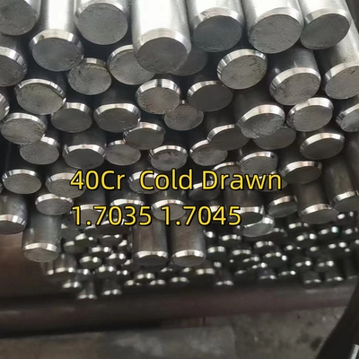 SAE5140 Barre ronde en acier spécification Φ18.3x2500mm acier allié tiré à froid 1.7035/1.7045 HRC 28-32