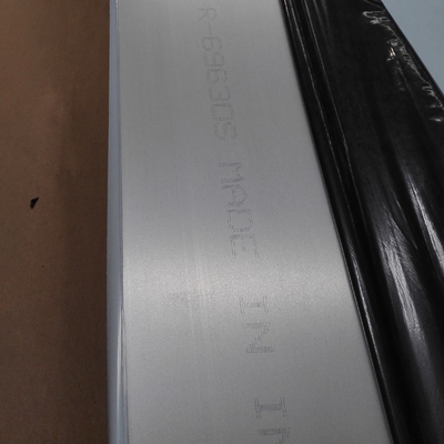 NO.4 Surface avec PVC 304 1.4301 tôle métallique en acier inoxydable utilisée pour chauffe-eau solaire