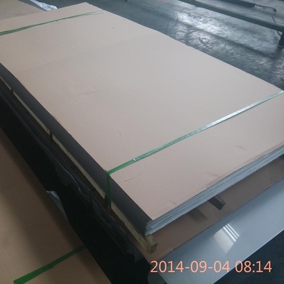 DIN1.4301 1.2*1500*3000 SUS304 tôle métallique en acier inoxydable avec film PE 2B avec certificat 3.1