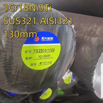 Série 300 SS321 1Cr18Ni9Ti DIN1.4541 Barre ronde en acier inoxydable 65 mm ASTM A276 TP321 SUS321