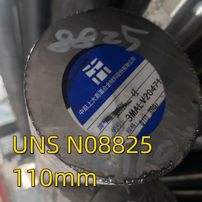 UNS N08825 Barre ronde en acier inoxydable alliage de nickel 825 Barre d'arbre brillante Incoloy 825 Propriétés du matériau