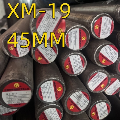 ASTM A182 XM-19 Barre ronde en acier laminée à chaud de 45 mm UNS S20910 XM-19 Solid