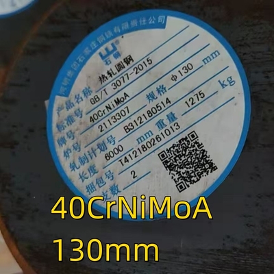 ASTM SAE4340 DIN 1.6511 Barre ronde en alliage SNCM439/40CrNiMoA Éteinture pour arbres à haute résistance