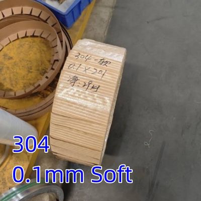 Jls G4313 Sus 301 Full Hard 1/2h  Soft Annealed Stainless Steel Strip Coil 3/4h 0.1*200mm