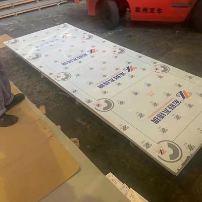 Tôle d'acier inoxydable SUS304 miroir 8K finition 0,4 - 3,0 mm avec film laser pour découpe laser