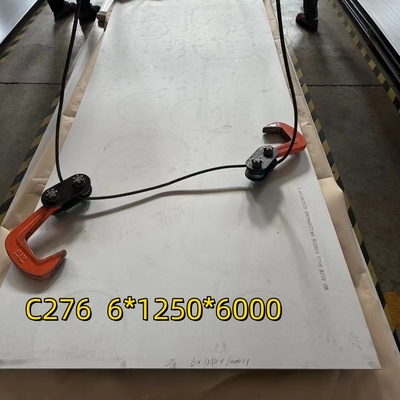 Grade Hastelloy C276 Plaque alliage de nickel ASTM B575 UNS N10276 Plaque alliée 6*1220*6000mm