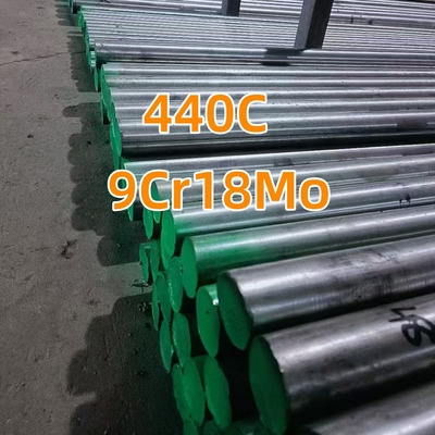 Barre ronde en acier inoxydable 95Cr18 laminée à chaud et forgée SUS440A