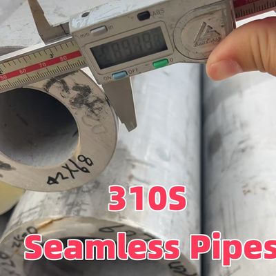 SUS310S OD102MM ID 58MM Barre d'arbre creuse ASTM A312 TP310S Pipe sans soudure en acier inoxydable
