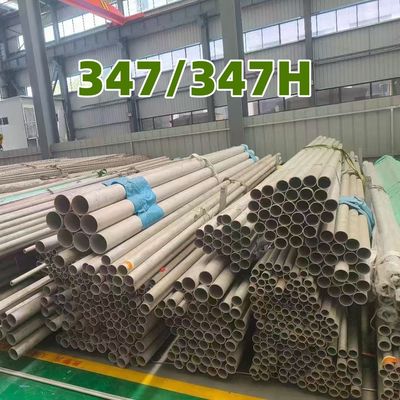 ASTM A312 347/ 347H Pipe sans soudure en acier inoxydable utilisée pour échangeur de chaleur