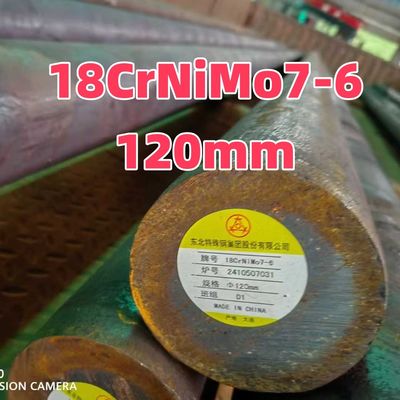 Barre ronde en acier allié 18Crnimo7-6 Équivalent 1.6587 18NCD6 Laminé à chaud 105MM Recuit doux