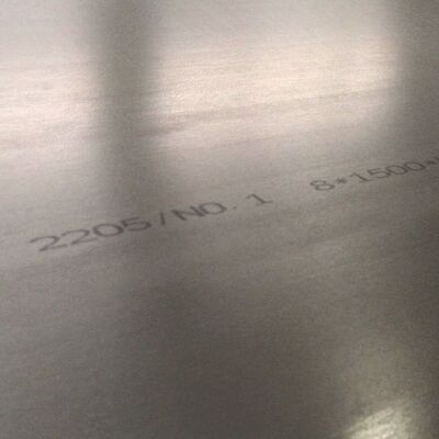 DIN 1.4462 Acier double S32205 S31803 Plaque en acier inoxydable Duplex 2205 Propriétés de l'acier inoxydable