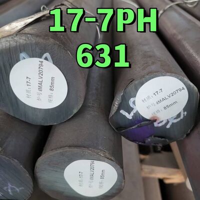 SS 17-7PH Type AISI 631 UNS S17700 Barre solide en acier inoxydable durcissement à la chaleur H900