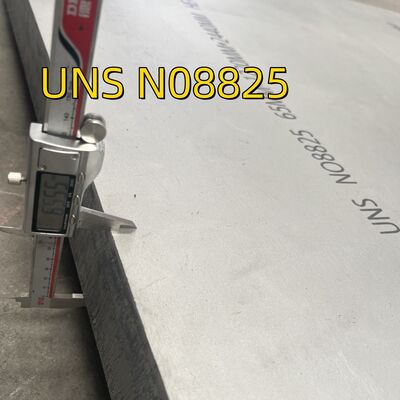 N° UNS 08825 (INCOLOY 825) PLAT/CHAUCE 6*1500 mm