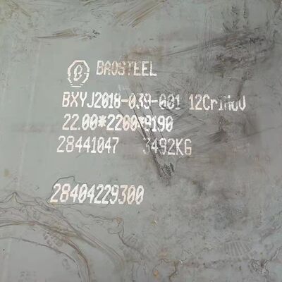 Résistant à la chaleur Astm Standard 12cr1mov laminé à chaud 12cr1mov Plaque d'alliage 3.0*1500*6000