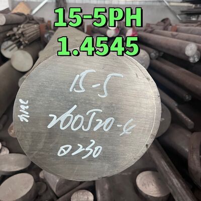Barre ronde en acier inoxydable 15-5PH UNS S15500 AMS 5659 Traitée thermiquement H1025 de 6 à 300 mm pour l'aérospatiale
