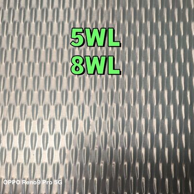 8WL Embossed Stainless Steel Sheet 304 Decorative Checkered Plate 1219x2438mm 0.8mm