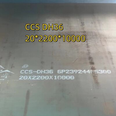 DH36 Plaque d'acier de construction navale avec résistance à la traction de 355 MPa et plaque d'acier structurelle de coque testée par choc