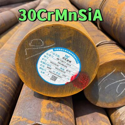 Barre ronde en acier allié 30CrMnSiA GB/T 3077 laminée à chaud forgée 20-300 mm pour arbres haute résistance
