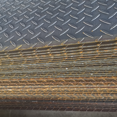 Diamant laminé à chaud 4.0*1510*6000MM du plat d'acier au carbone d'ASTM A36 Q235B