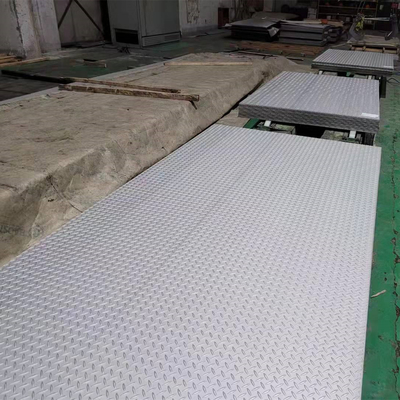 Diamant de relief par glissement à carreaux de plat d'acier inoxydable de 304 solides solubles heure anti