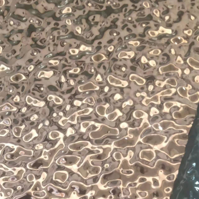 L'argent de feuille d'acier inoxydable de vague d'eau de décoration a poli SUS430 la largeur Magnatic