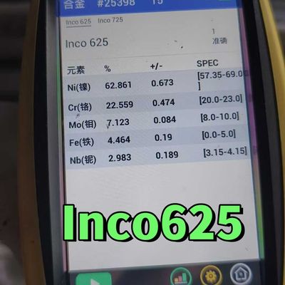 ASTM B166 Inconel 625 UNS N06625 Barre ronde en alliage de nickel inconel 80 mm avec test PMI