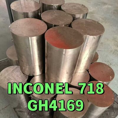 ASTM B637 UNS N07718 Tige en alliage de nickel, diamètre 16-300mm, barre ronde Inconel 718, traitée en solution