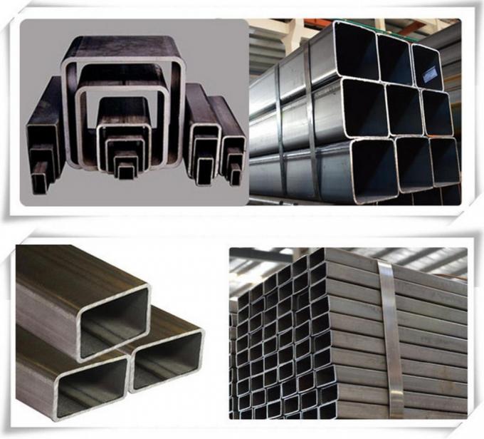 Prix creux rectangulaire galvanisé de tuyau de poids de section de steel/gi/acier au carbone