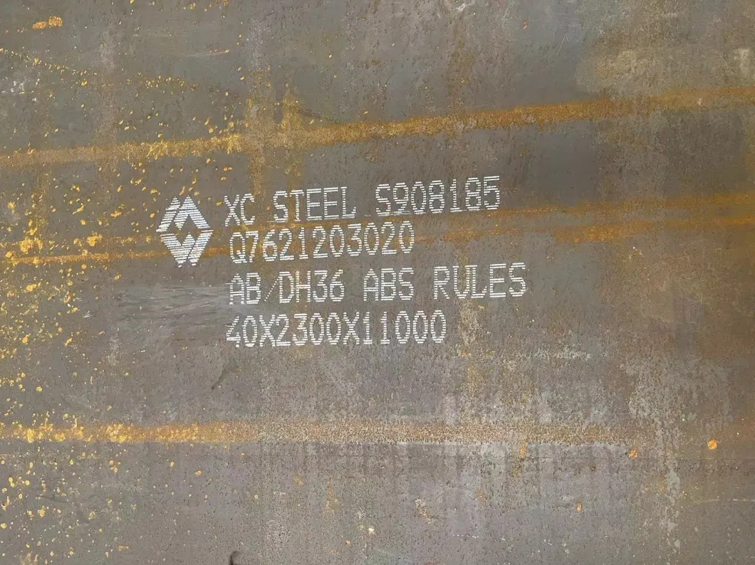 Matériau de plaque d'acier de haute résistance pour l'expédition Eq70 Abs 12600 X 3000 X 70 mm Avec 3,2 Cert 1