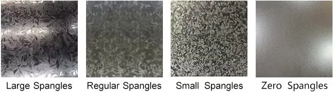 ASTM A653 G90 Z275 Haut revêtement 2.00*1500*3000mm tôle d'acier galvanisé DX51D Z275g bobine d'acier galvanisé à chaud 5